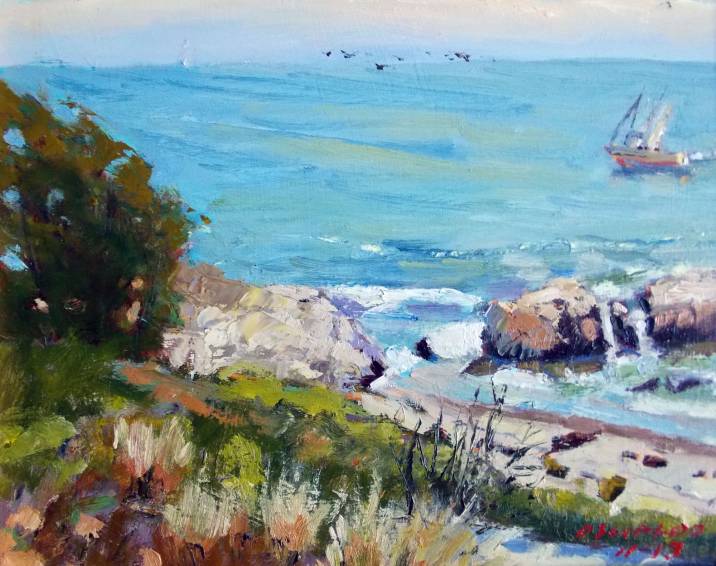 Leo Carrillo Impressionist plein air painting