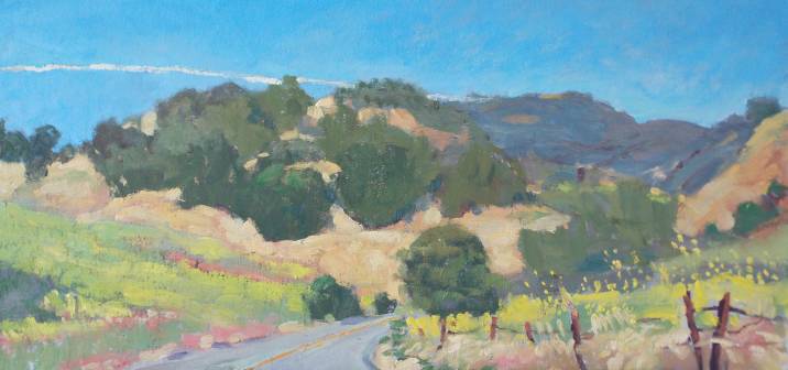 Las Virgenes Impressionist plein air painting