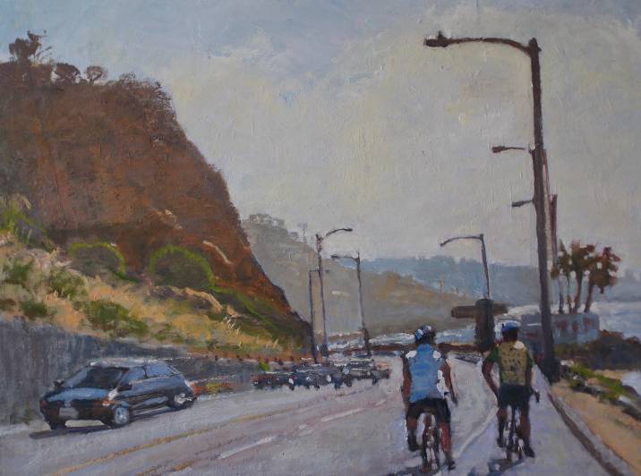 Santa Monica Impressionist plein air painting