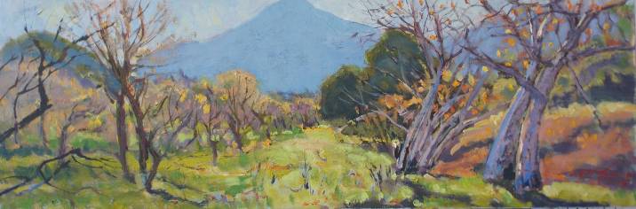 Impressionist plein air painting